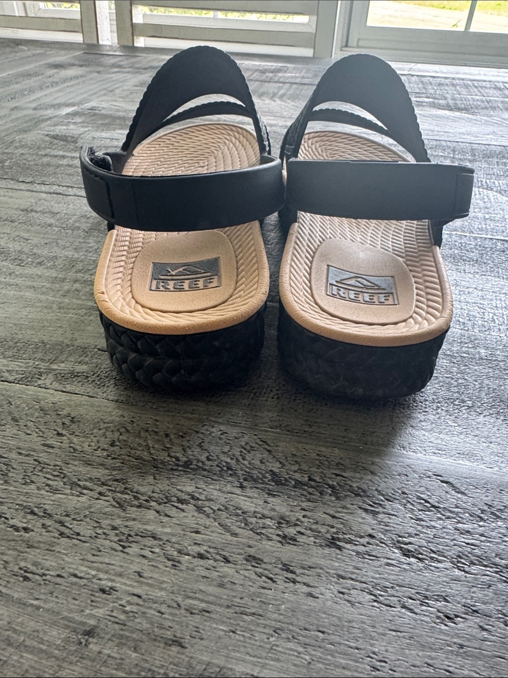 Reef Women's Black water Vista Slingback Sandals size 8 - Picture 4 of 8